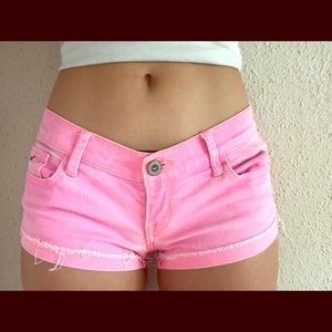Pink shorts